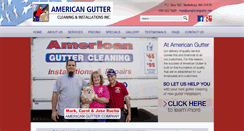 Desktop Screenshot of americangutter.net